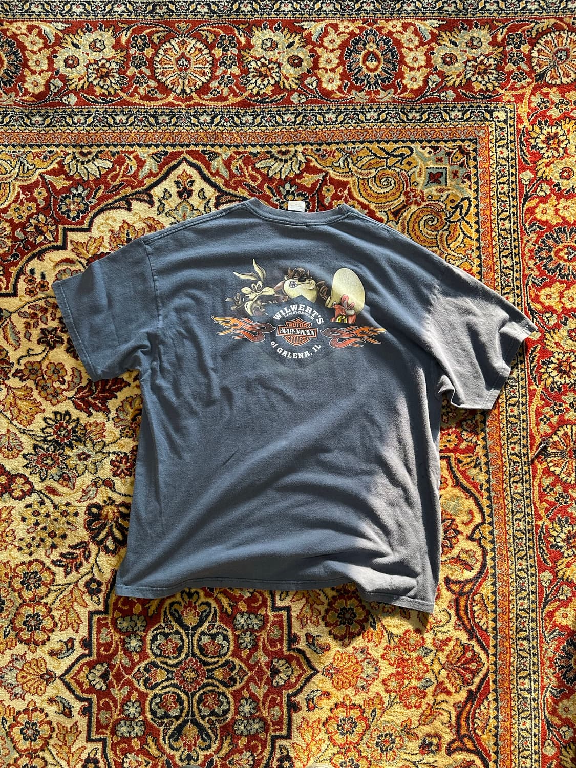 할리데이비슨 x 루니툰즈 태즈&코요테 티셔츠 - 2XL 상품이미지7
