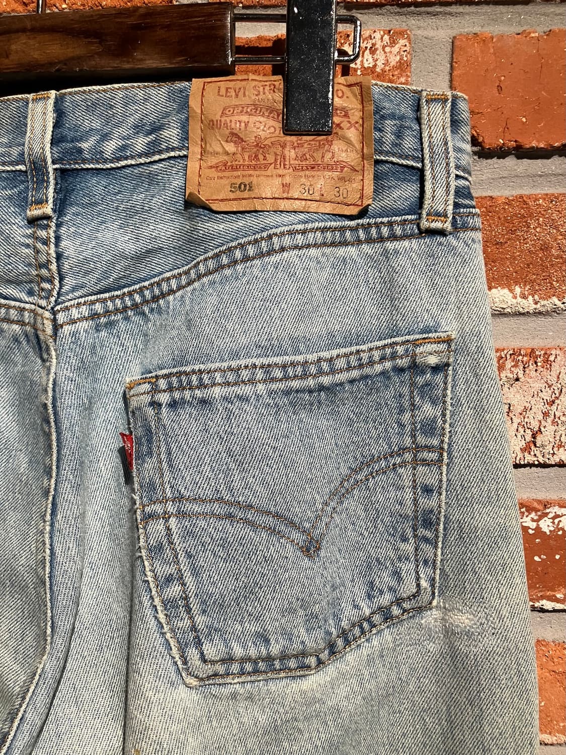 90s USA 빈티지 리바이스 501 데님 팬츠 상품이미지6