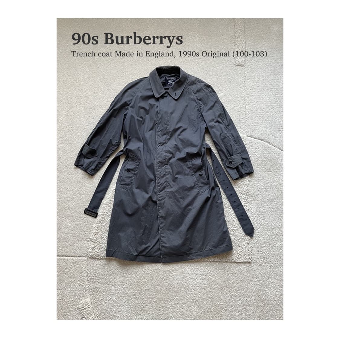 90s Burberrys 트렌치 코트 (95-103) 상품이미지1