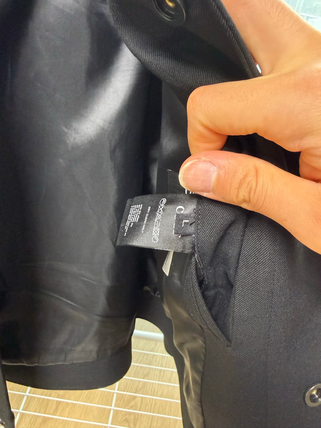 쿠어 오버핏 울 크롭 자켓 상품이미지2