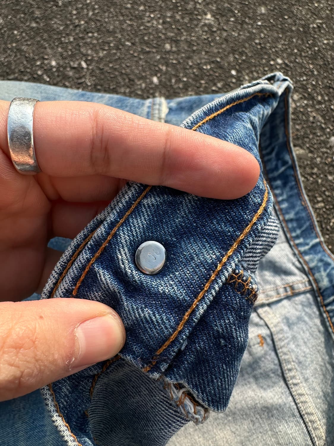 90s levi's 550 리바이스 배기핏 데님팬츠 상품이미지4