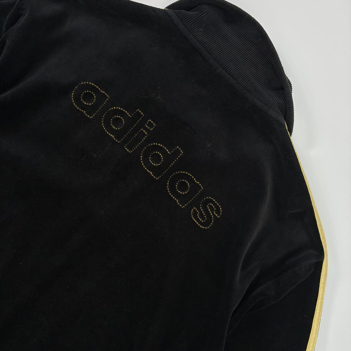 Adidas  아디다스 사이드라인 블랙 벨벳 트랙탑 져지  상품이미지6