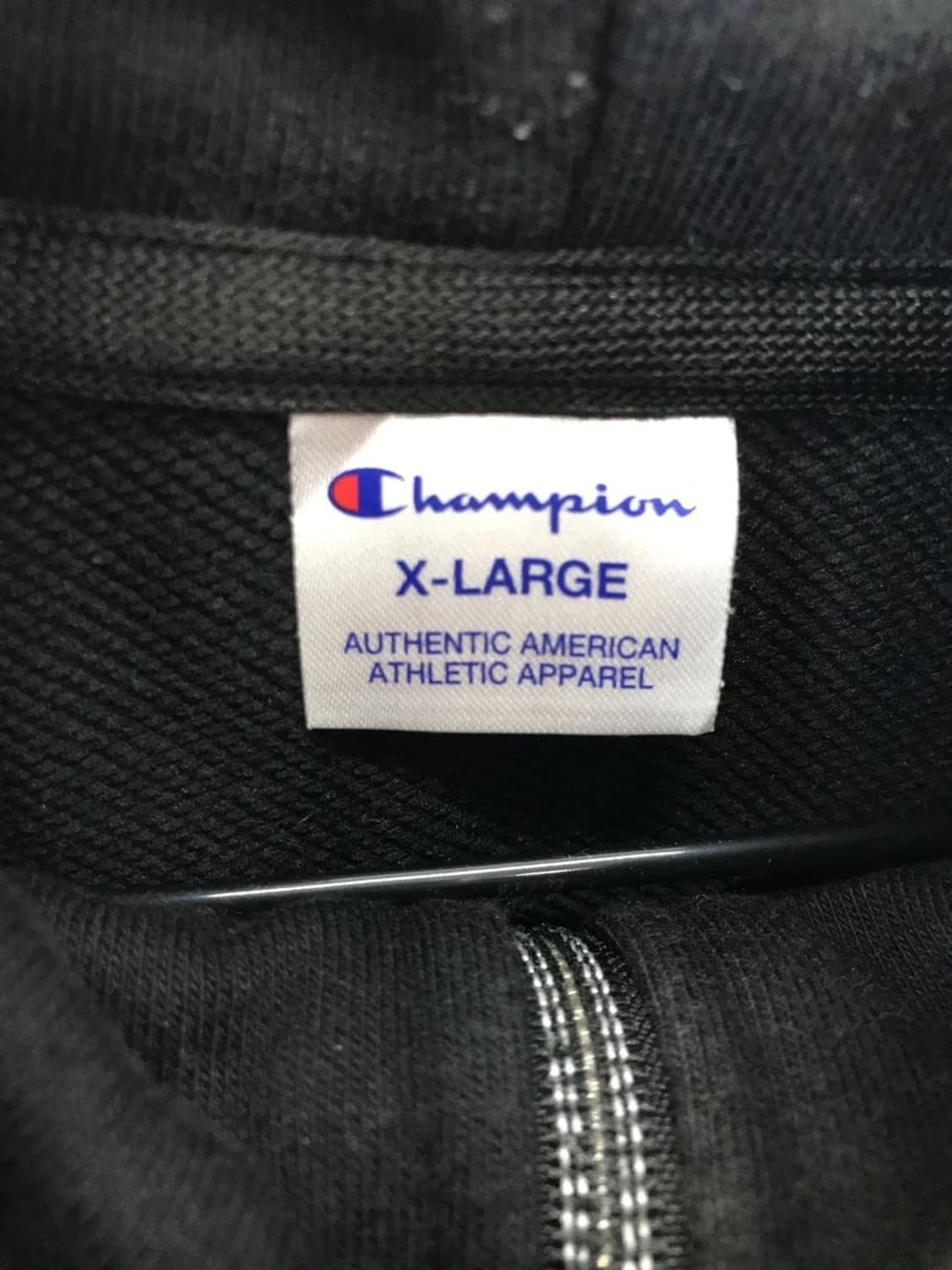Champion Black Gold Zip Hoodie 상품이미지7