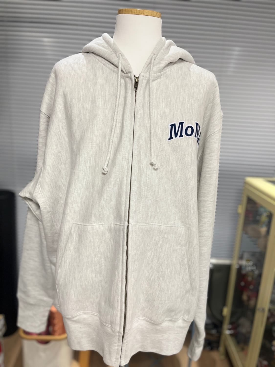 MOMA 모마 그레이 집업 후드 XL 상품이미지4