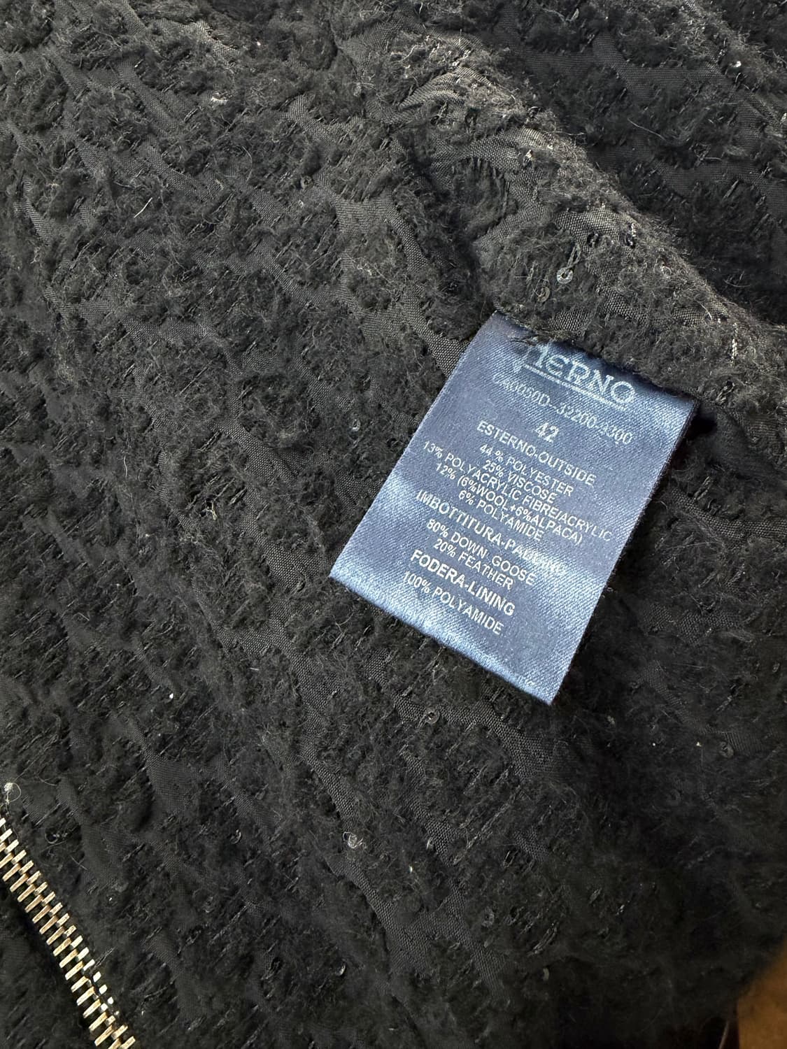 42/ 에르노 트위드 스팽글 구스다운 코트 패딩 상품이미지9
