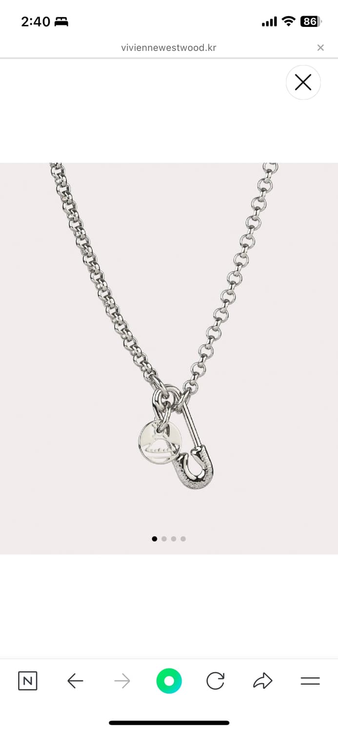 비비안웨스트우드 이모진 네크리스 상품이미지2