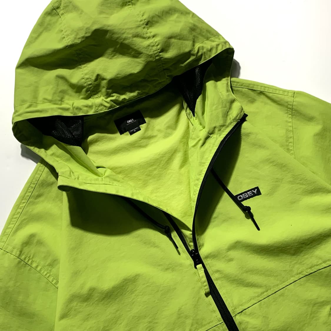 오베이 나일론 라임 자켓 상품이미지2