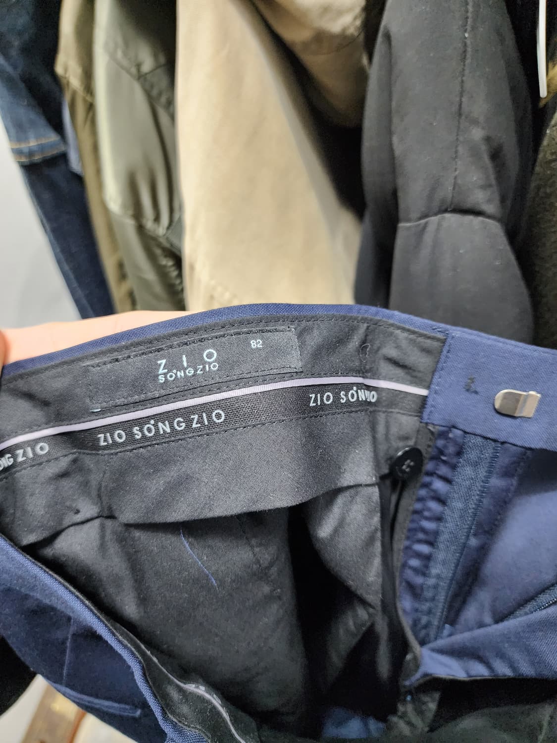 지오송지오 네이비 남성 정장 세트 상품이미지9