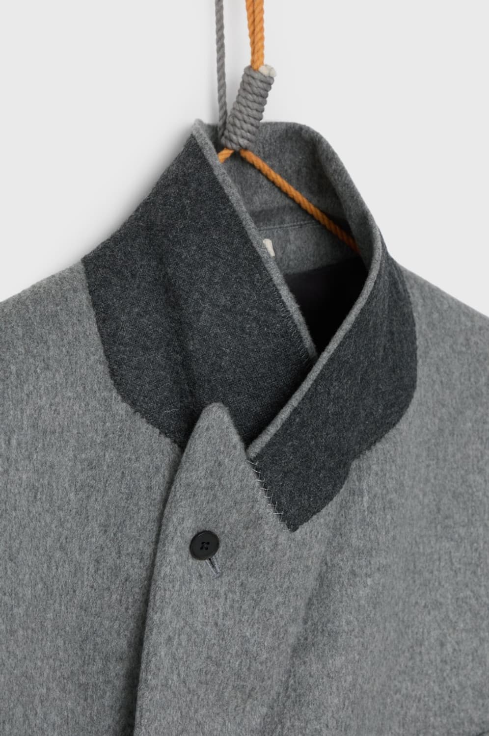 [5]오라리 캐시미어 몰스킨 코트 탑 그레이- 25AW 새상품 상품이미지8
