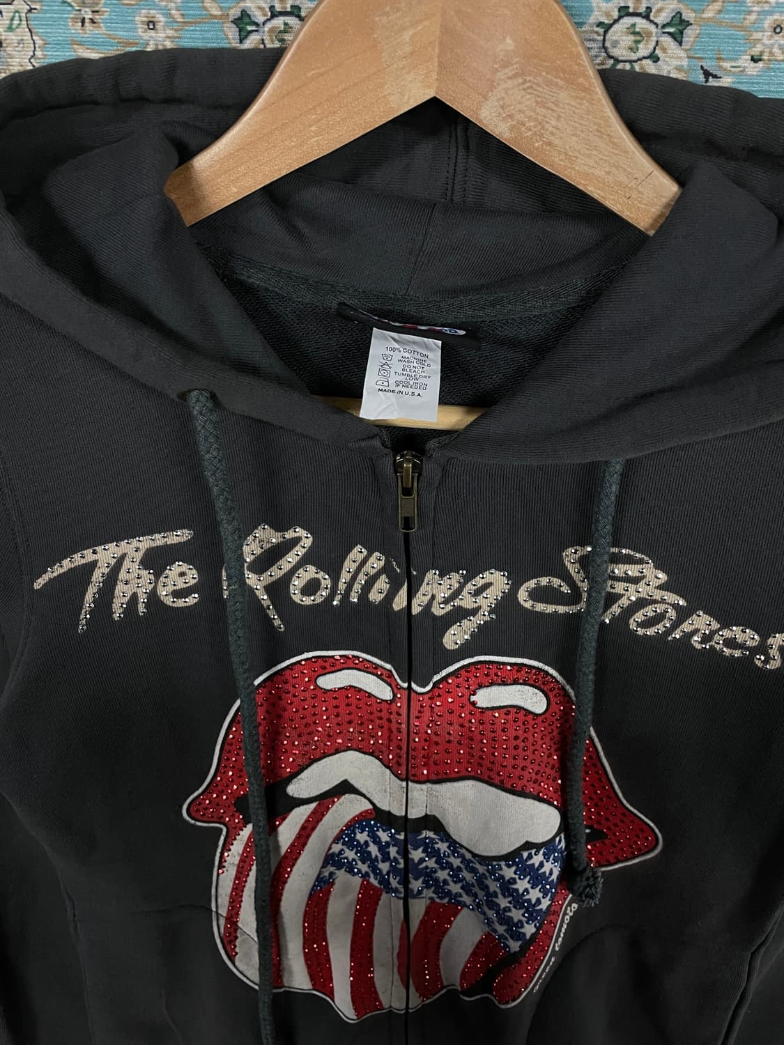 롤링스톤즈 Y2K 비즈 후드집업 정크푸드 MADE IN USA1681 상품이미지2