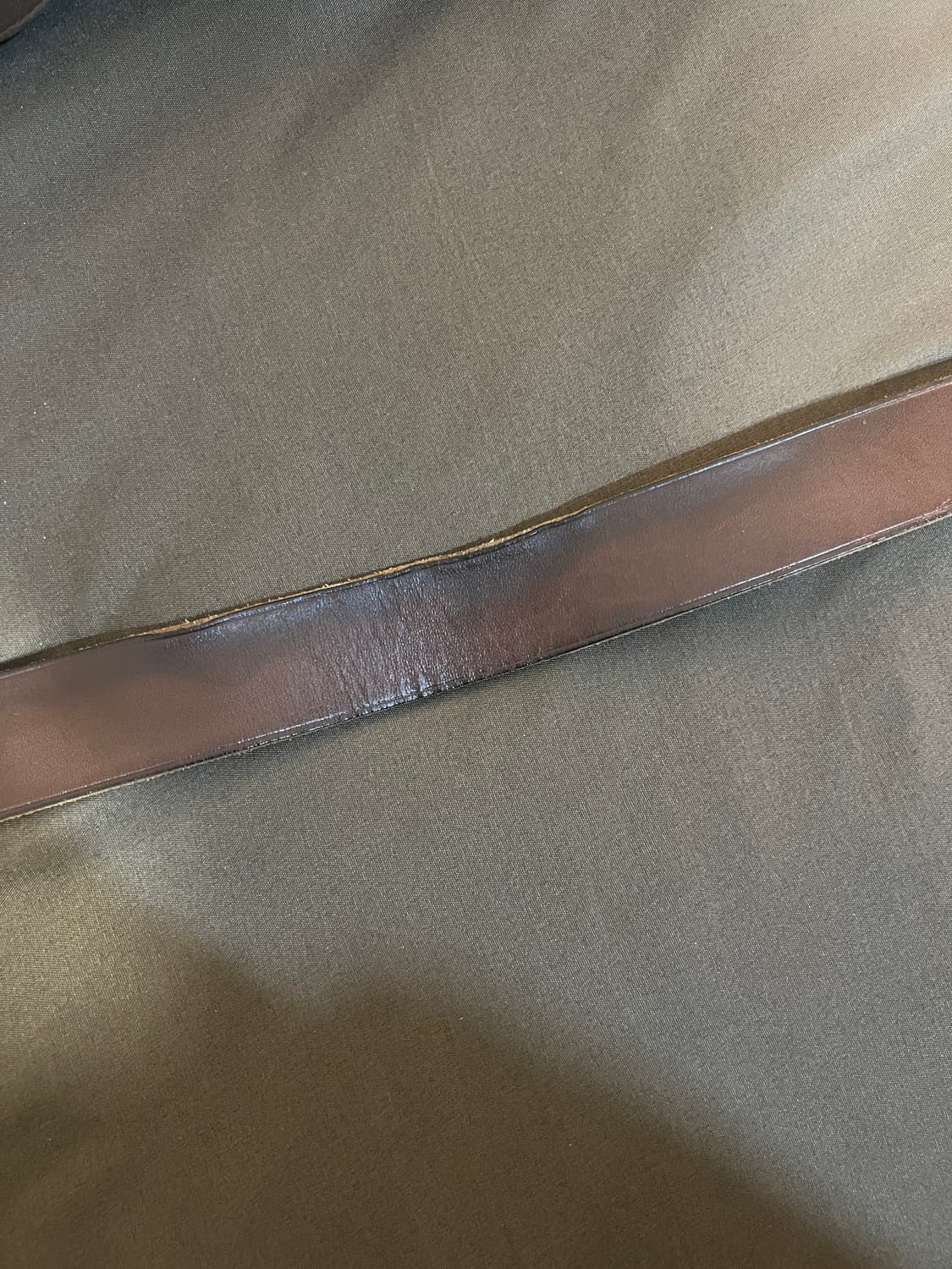 폴로 랄프로렌 레더 빈티지 금장 벨트 브라운 100.5cm 상품이미지4