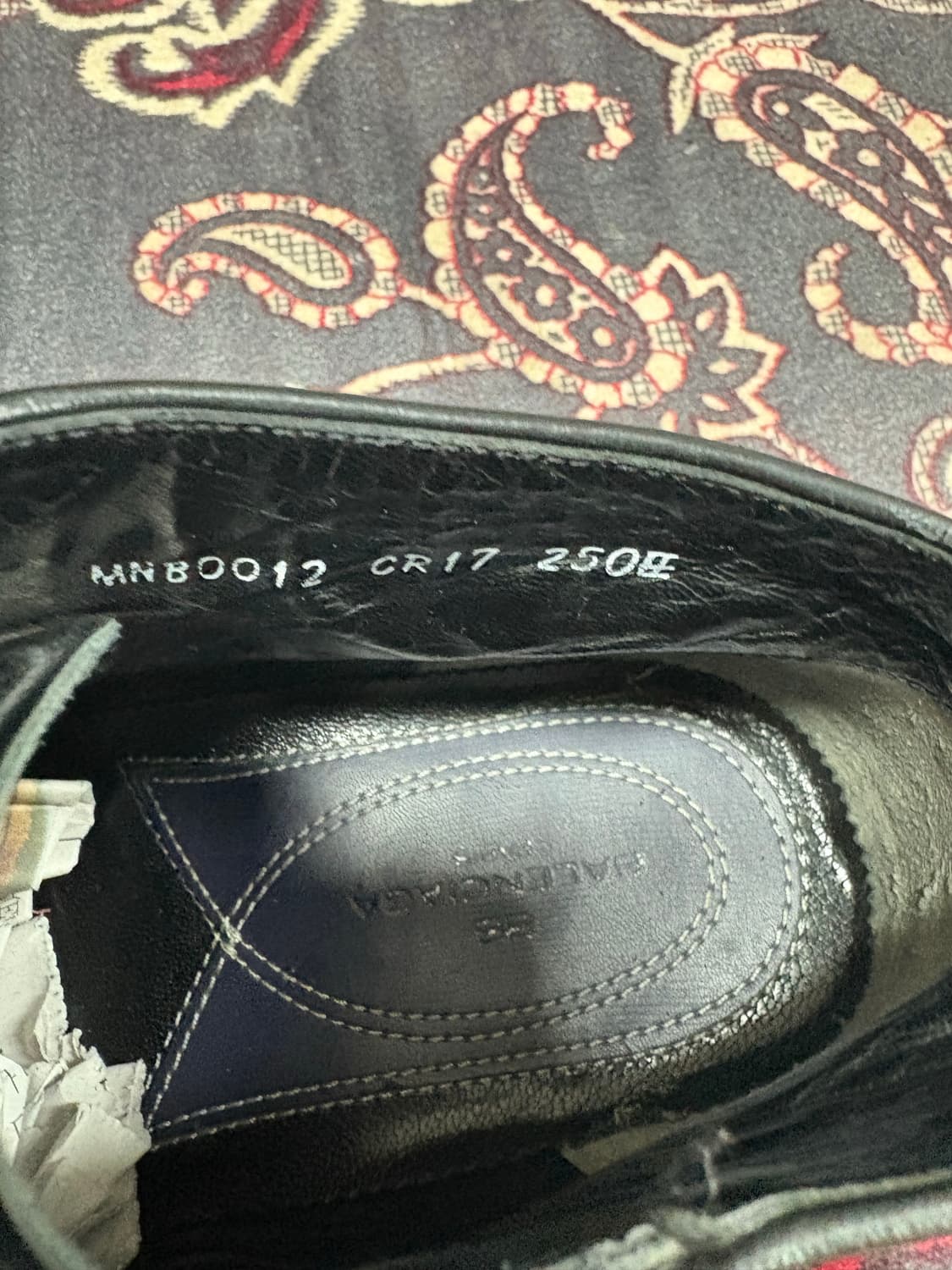 발렌시아가(Balenciaga) 블랙 레더 클래식 부츠 (250mm) 상품이미지3