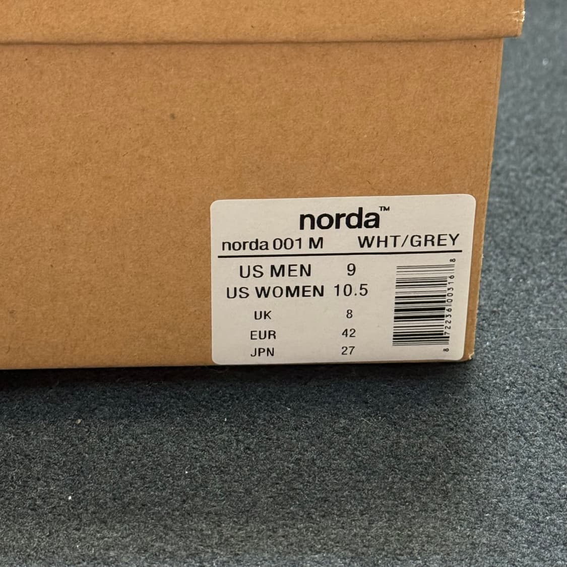 [270] 노다 001 화이트 실버 norda 001 상품이미지10