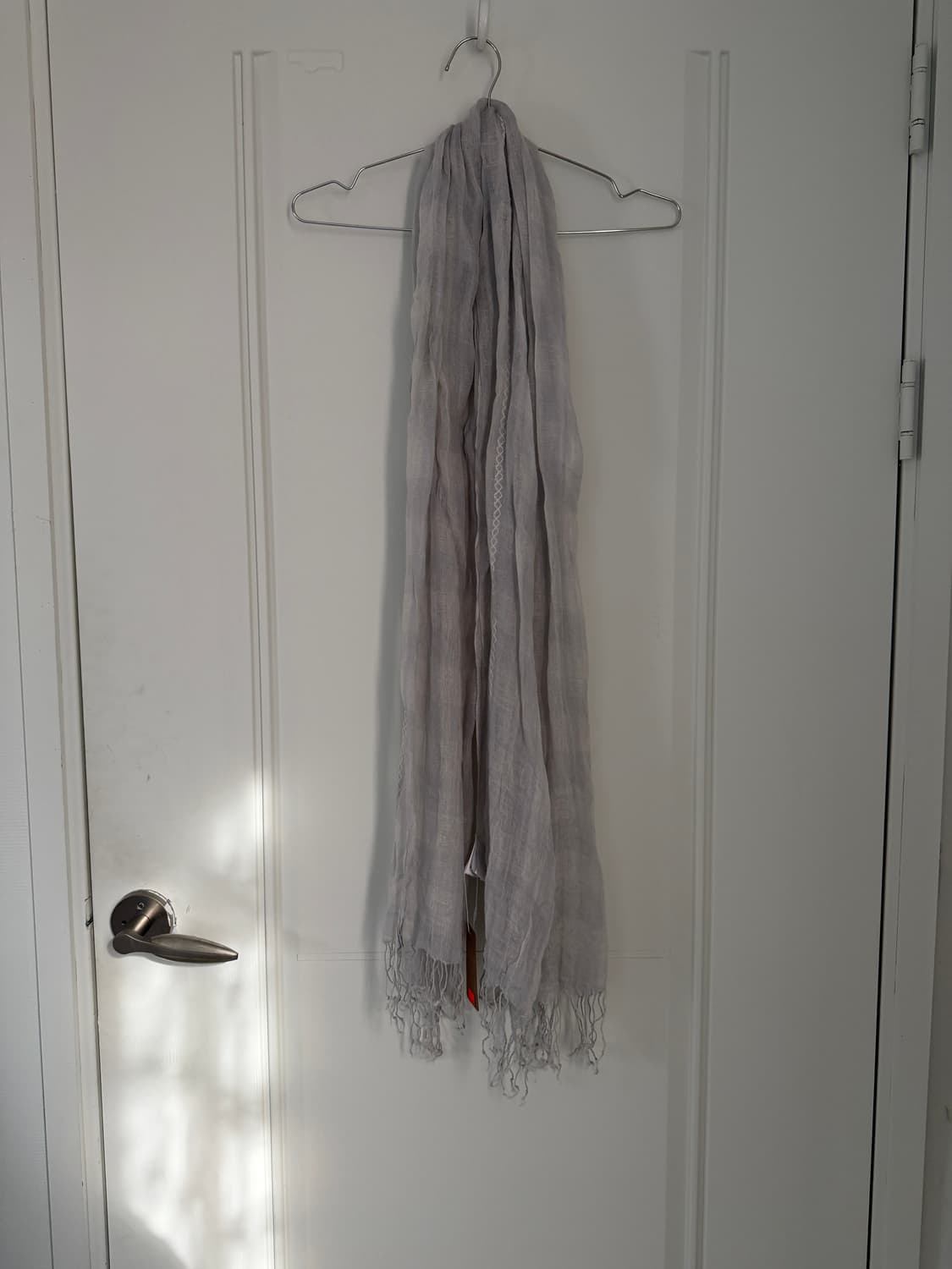 일본빈티지 모리 하구미 그레이 롱스카프 상품이미지9