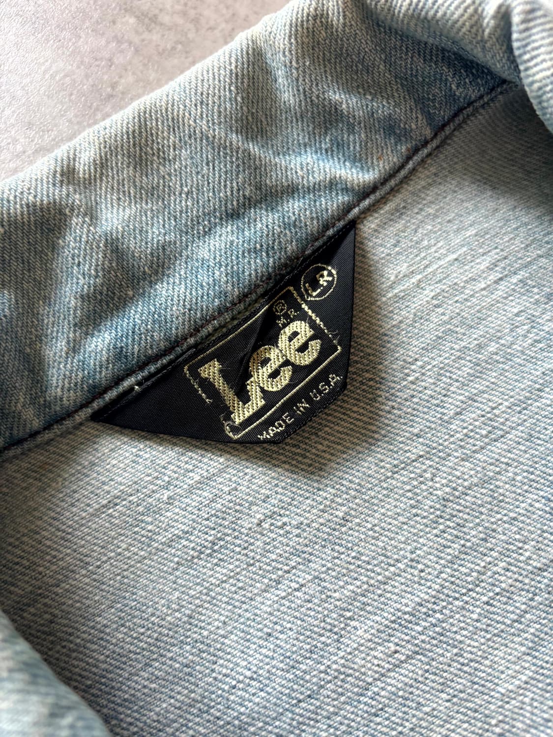 70's Lee 데님 사파리 자켓 L(100~103) 상품이미지8