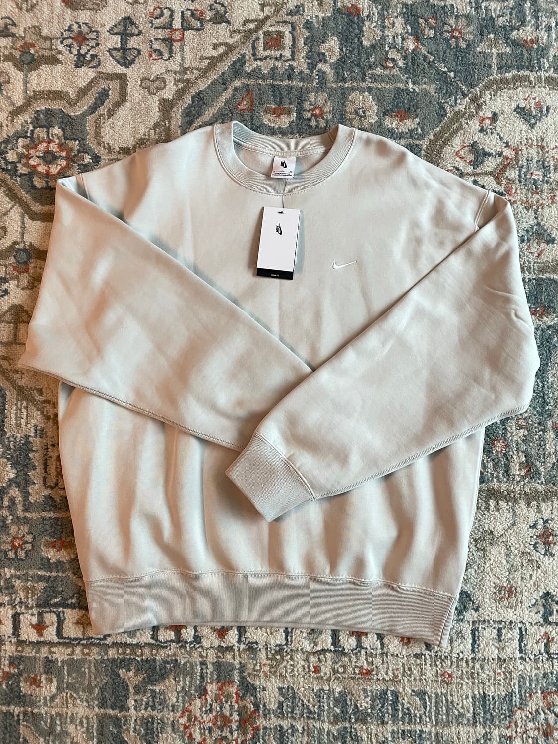 나이키 솔로 스우시 플리스 크루 맨투맨 (새제품. XL) 상품이미지1