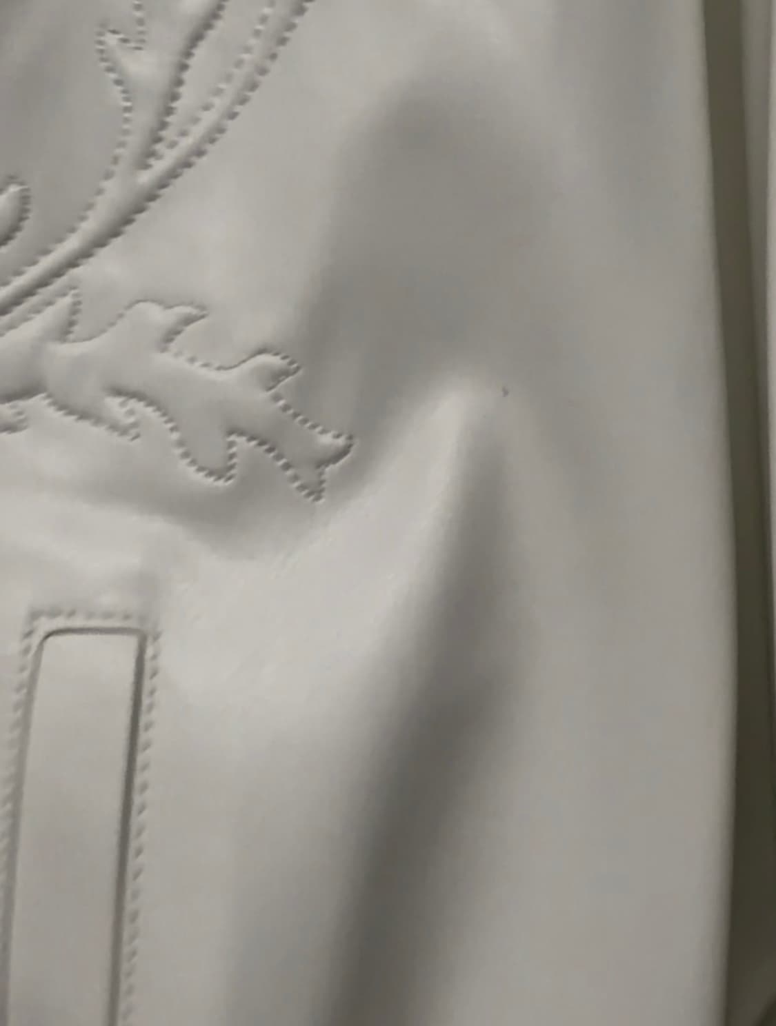604service rose leather jacket (white) 상품이미지6