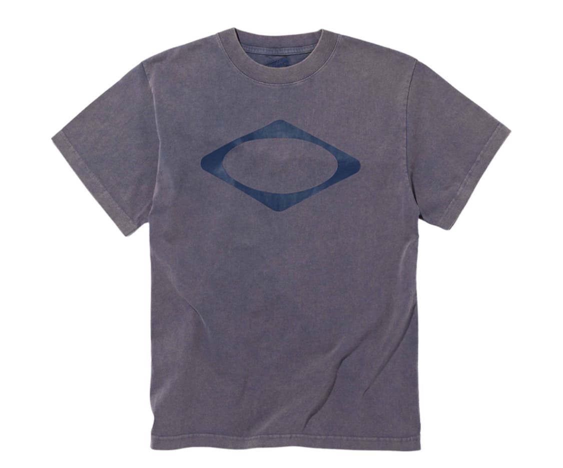 [M] 미스치프 블리치드 티셔츠 네이비 상품이미지1