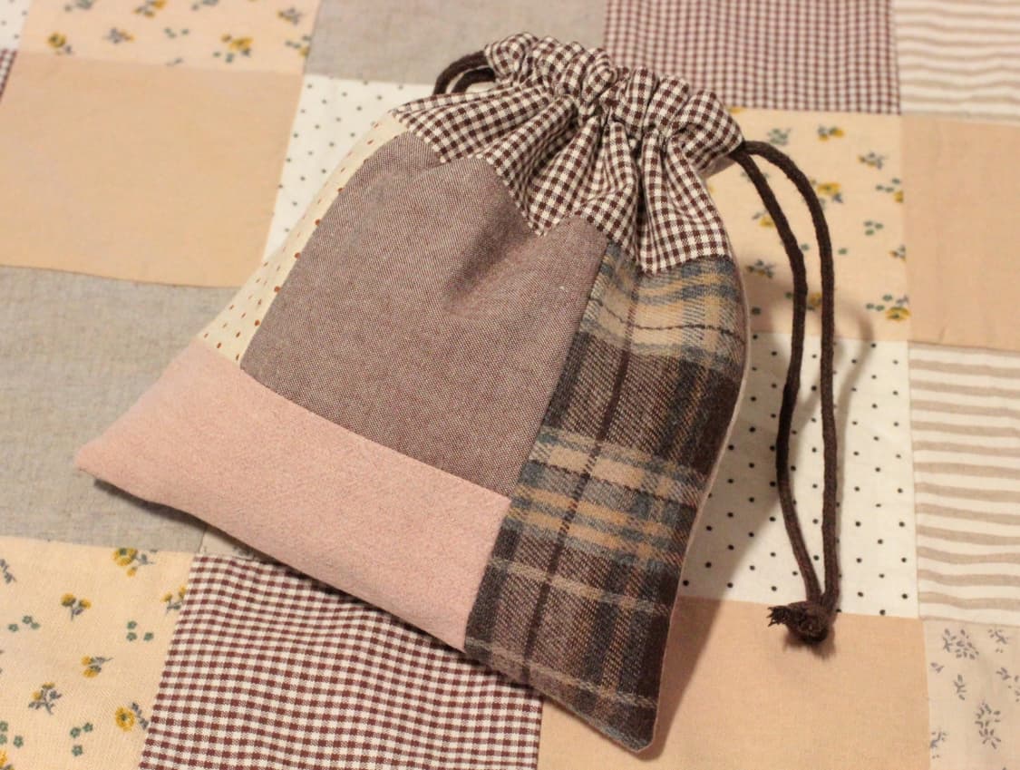 핸드메이드 패치워크 스트링 파우치 상품이미지9