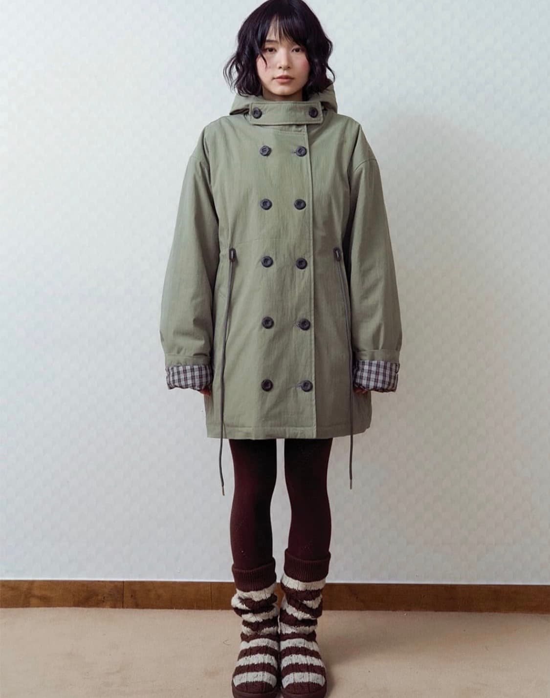 오피쉬 개횬 야상 카키 상품이미지1