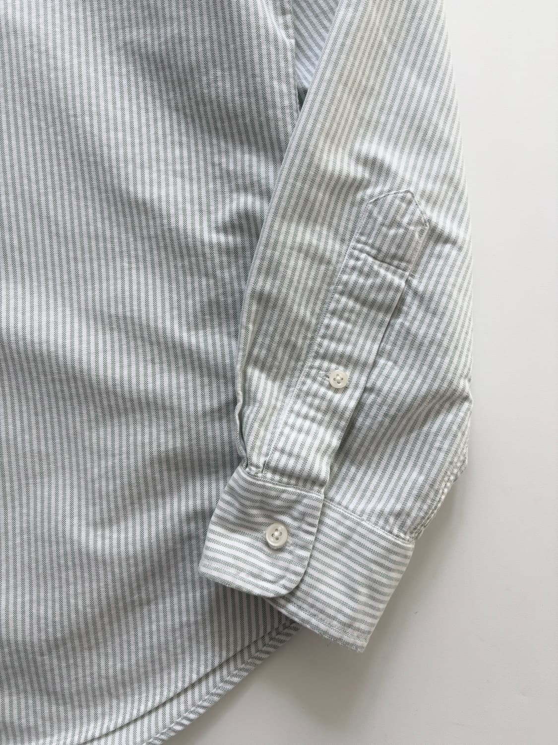 Polo 폴로 랄프로렌 라이트그린 스트라이프 패턴 옥스포드 셔츠 상품이미지3