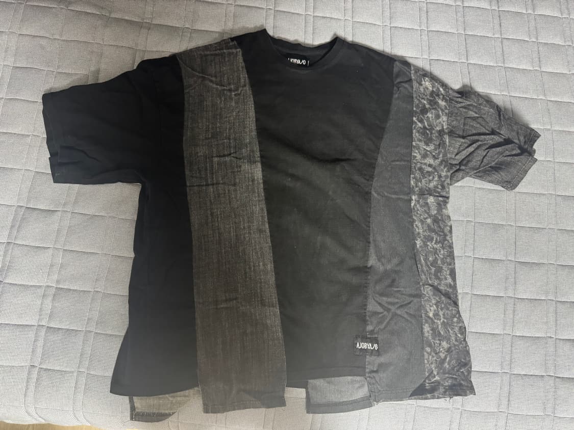 아조바이아조 반팔 오버사이즈 믹스 티셔츠 L 상품이미지2