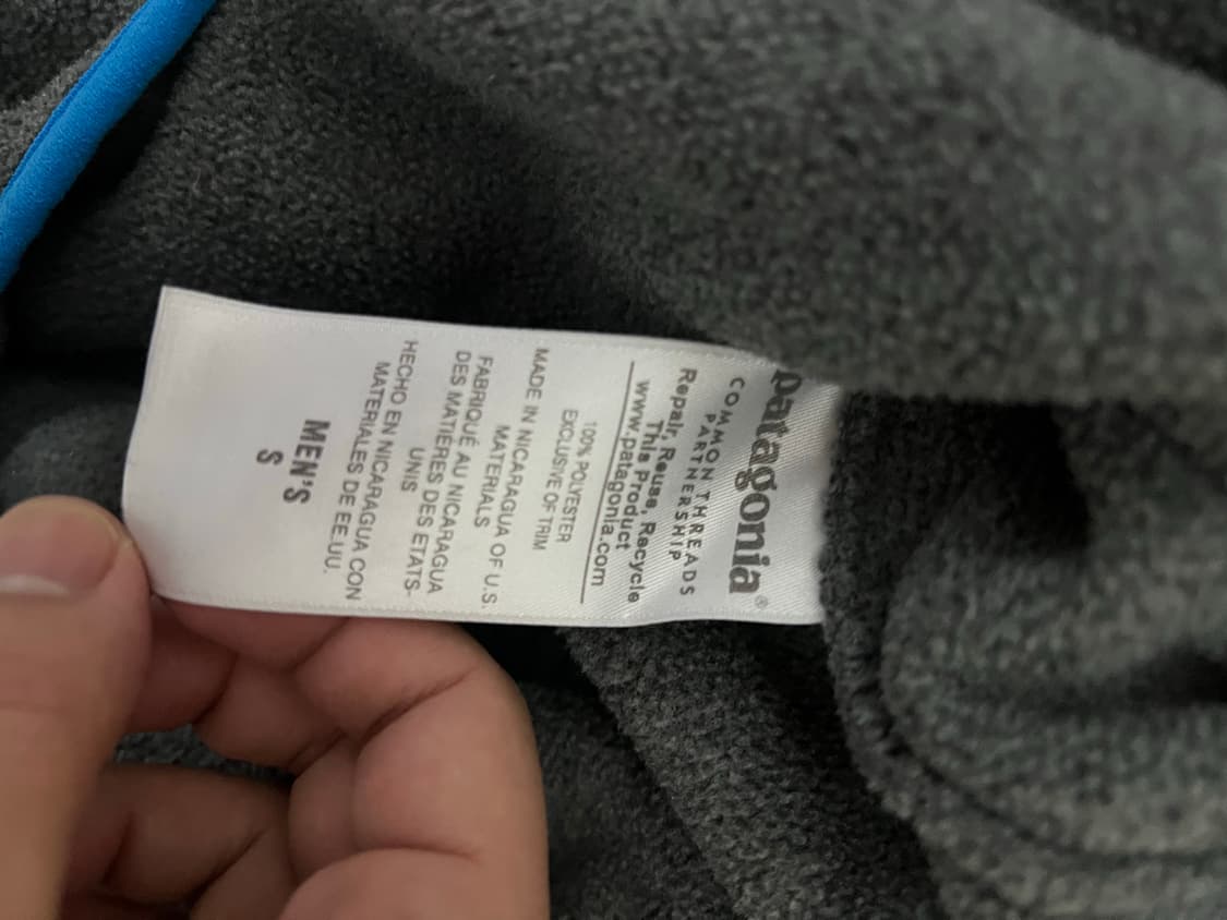 파타고니아 신칠라 그레이 블루 S 상품이미지3