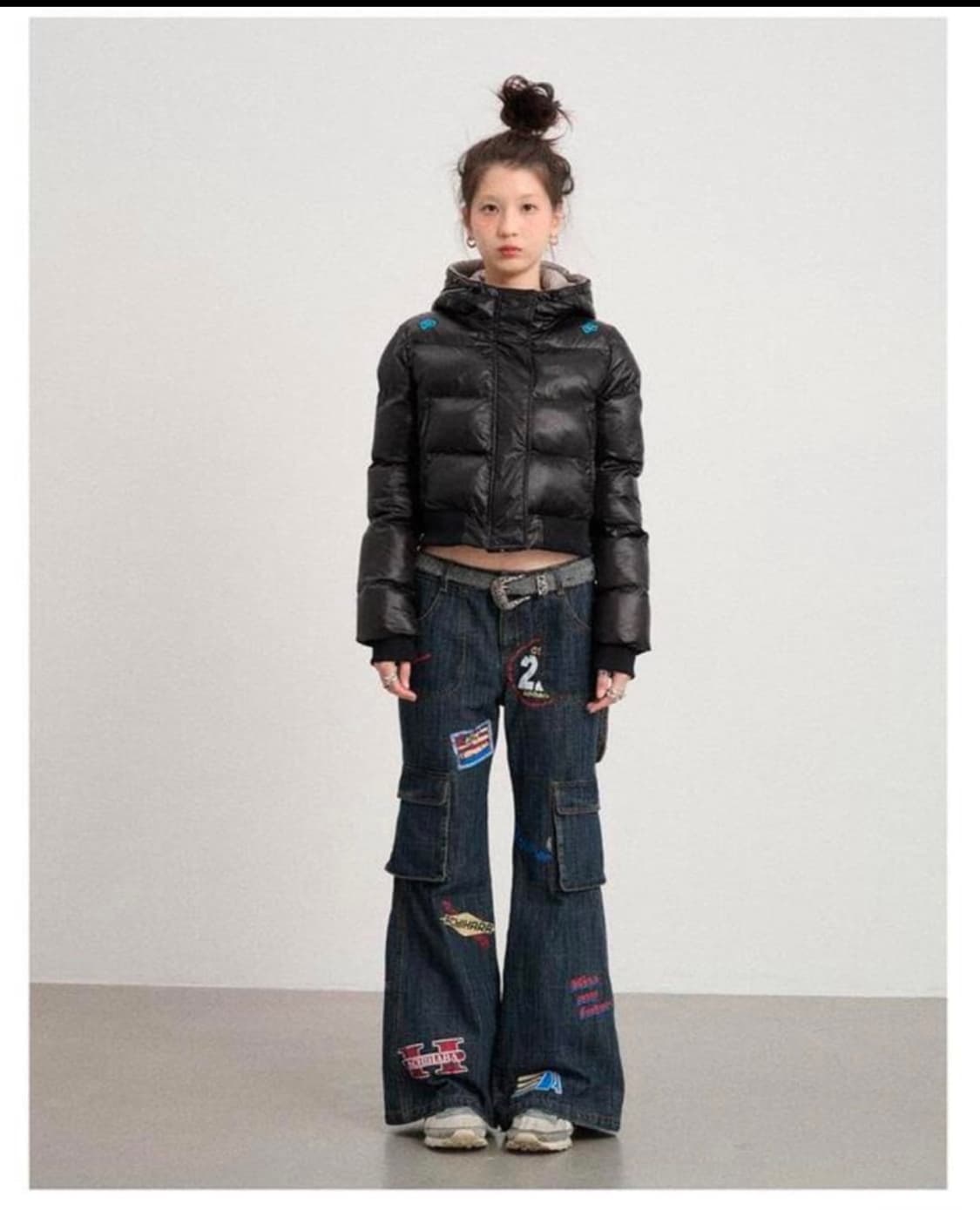 archihara 아키하라 패딩 블랙 상품이미지1