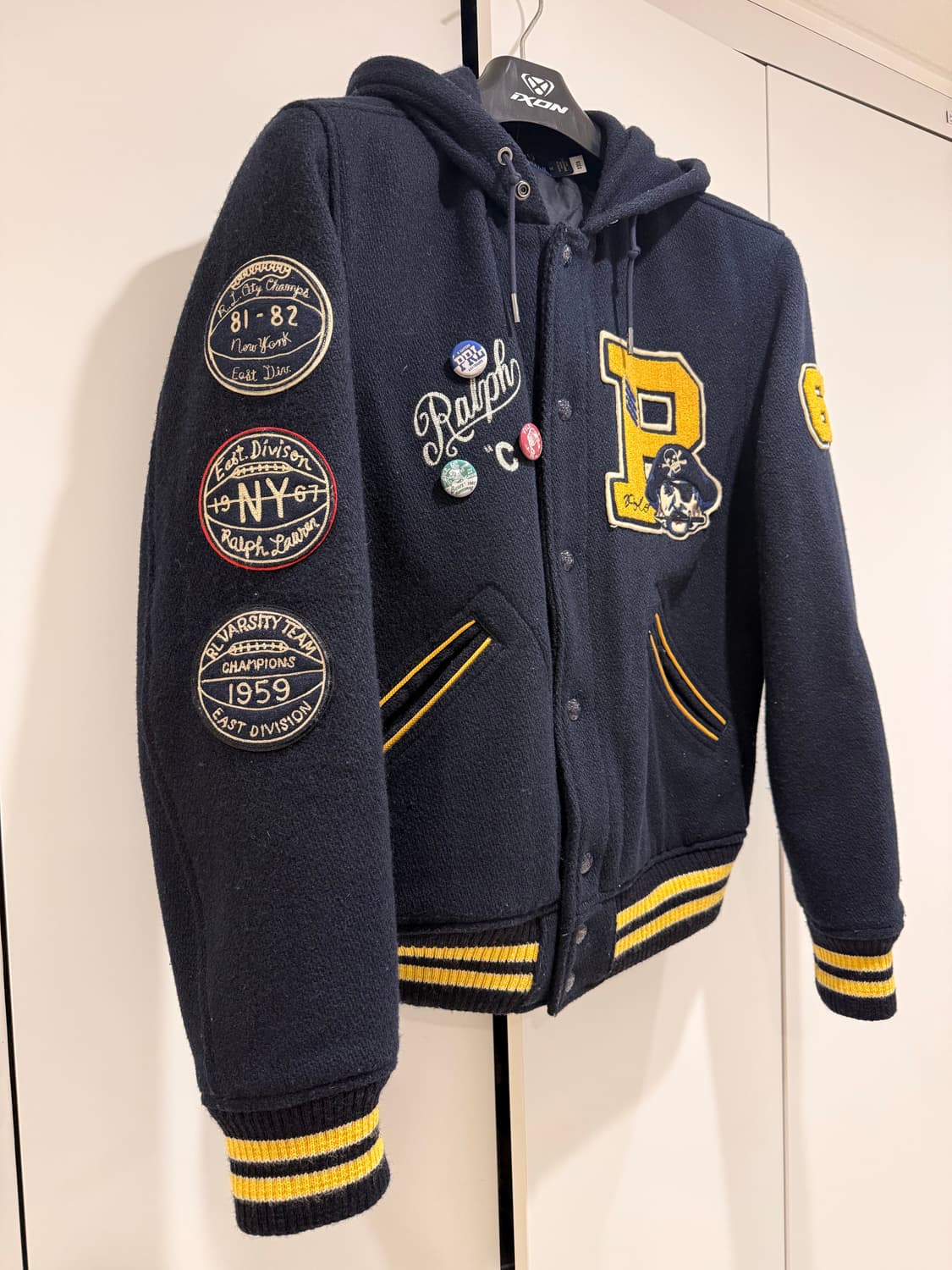 폴로 랄프로렌 울 후드 바시티 스타디움 상품이미지4