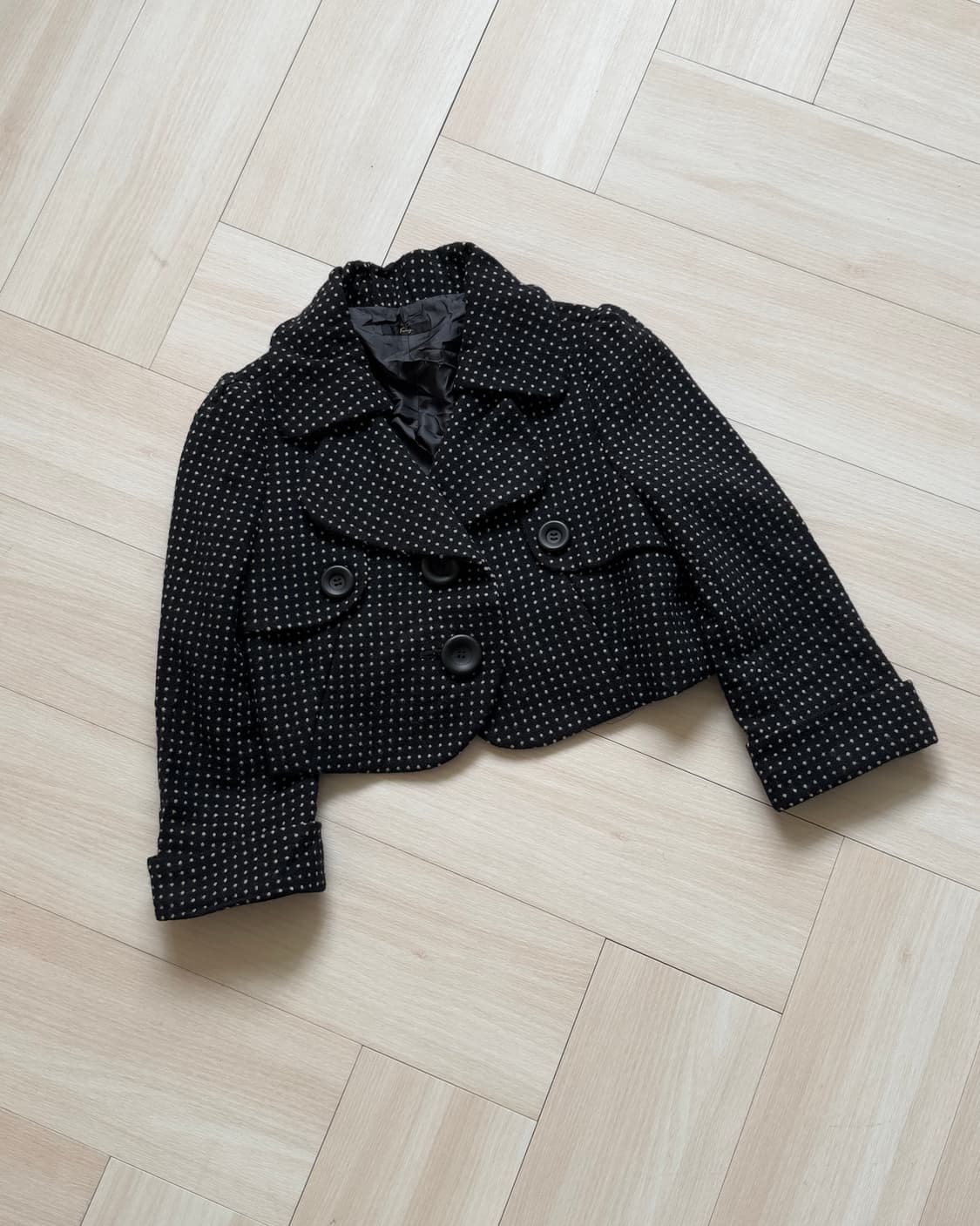 [FAISY] dot pattern short jacket 상품이미지1