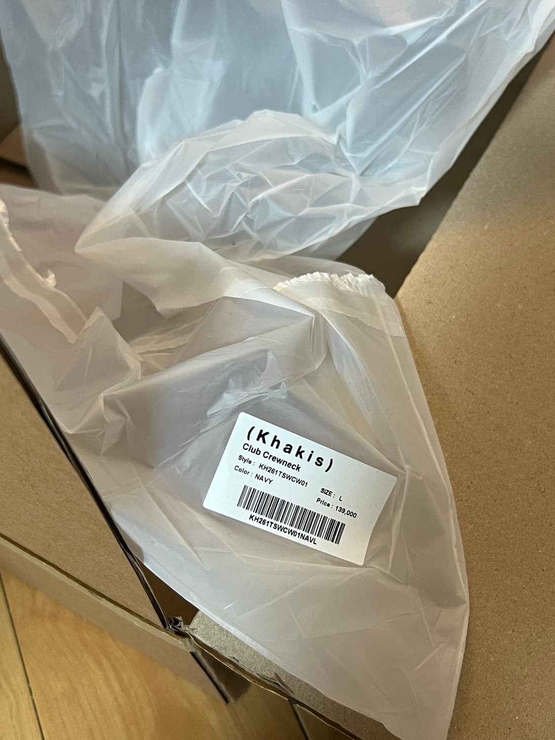 [L]카키스 클럽 크루넥 club crewneck 네이비 상품이미지4