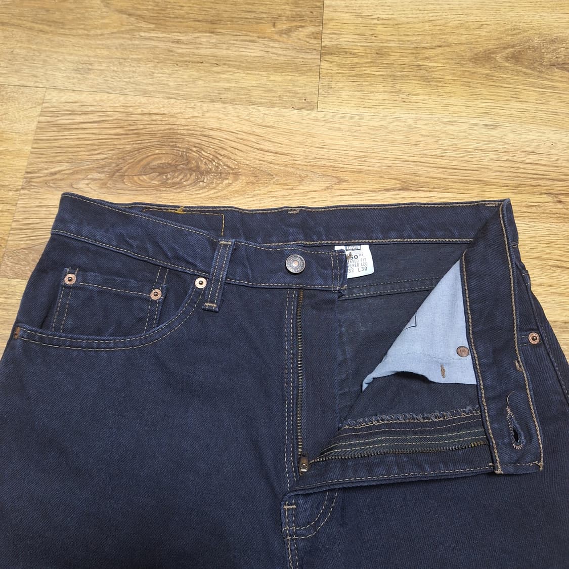 90s 미제 빈티지리바이스 550 블랙 32X30 상품이미지5