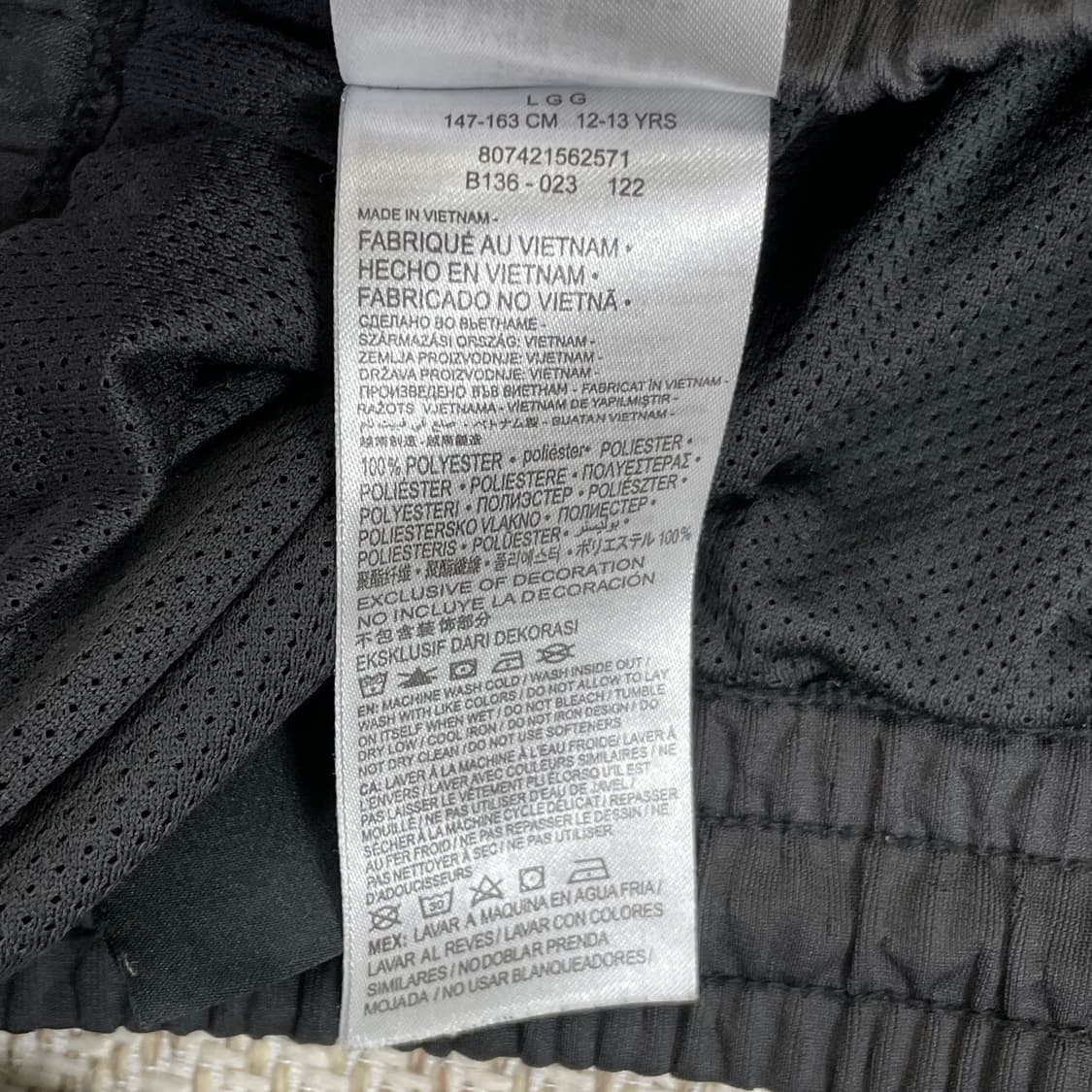 조던 키즈 농구 반바지 147-163cm 블랙 상품이미지5