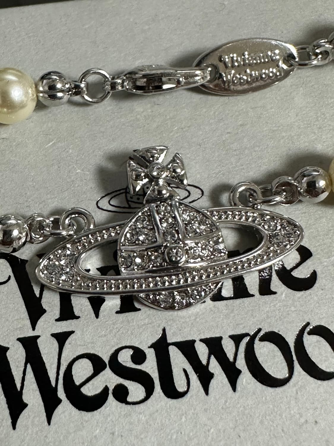 비비안웨스트우드 진주 목걸이 풀박스 상품이미지2