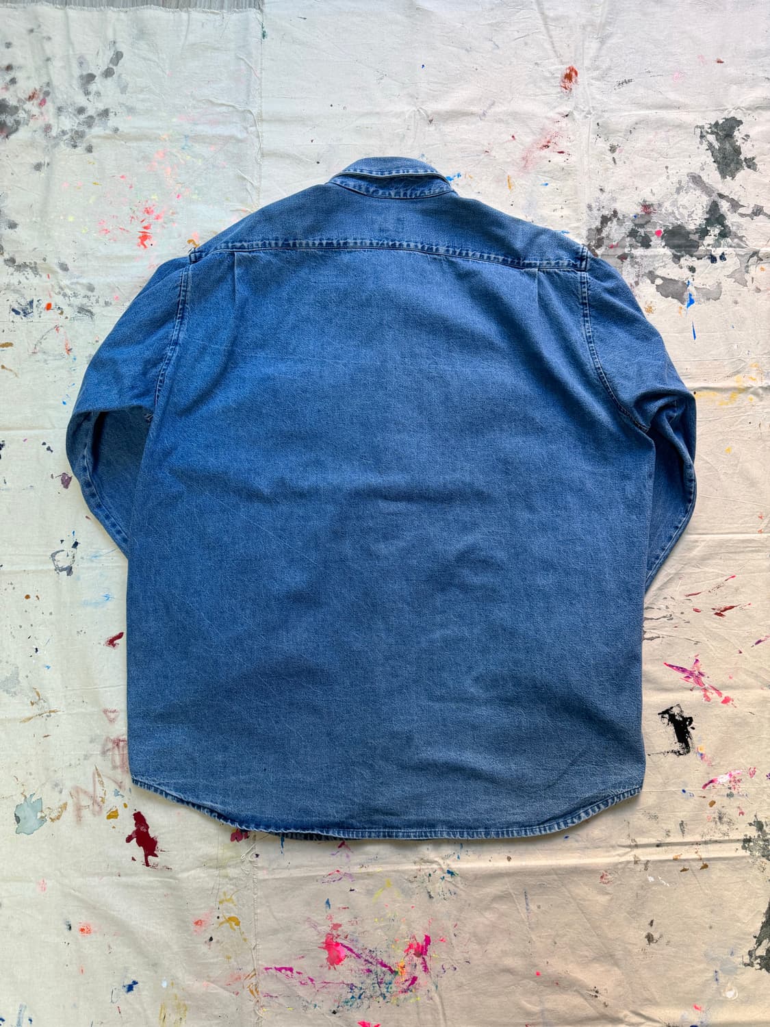 80s 스투시 데님 셔츠 상품이미지7