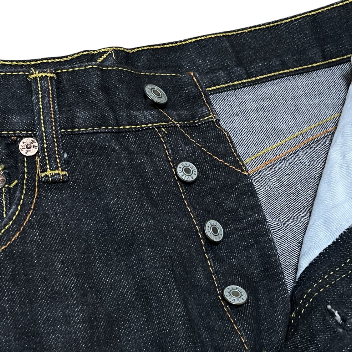 [Evisu] Koi Embroidered Black Denim 상품이미지4