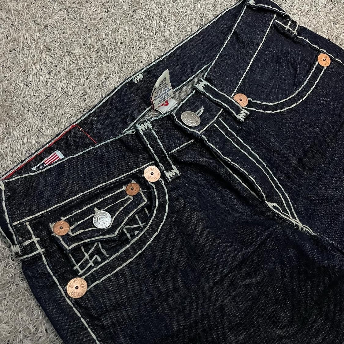 90-00년대 USA 트루릴리젼 데님팬츠 상품이미지4