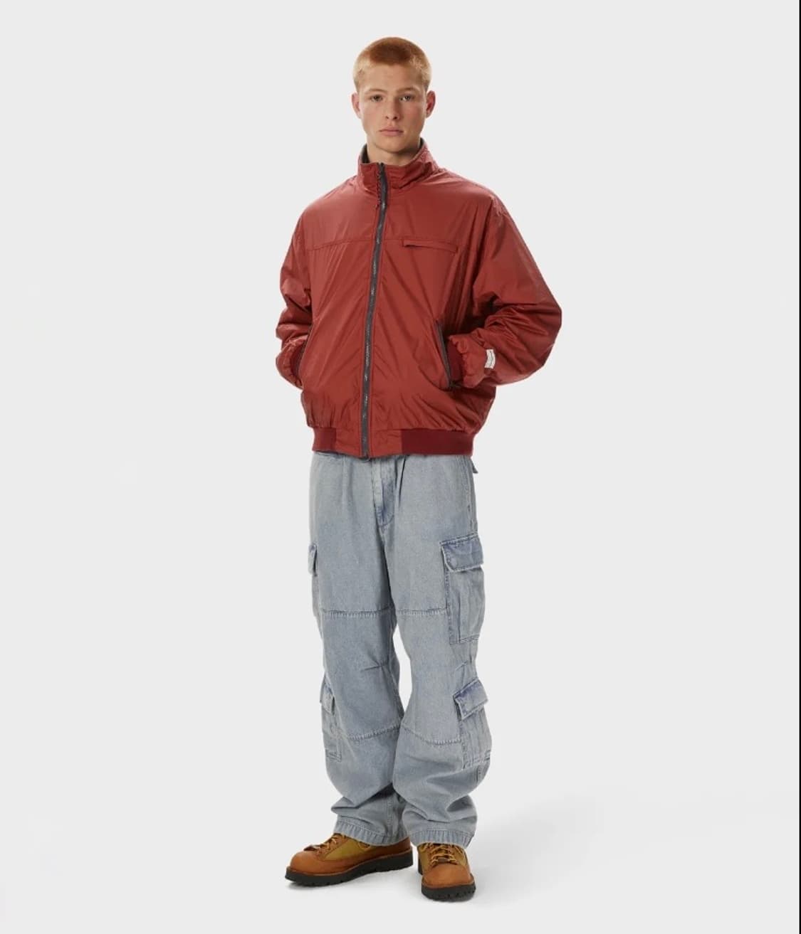 디스이즈네버댓 Reversible Warm Up Jacket Red 상품이미지6