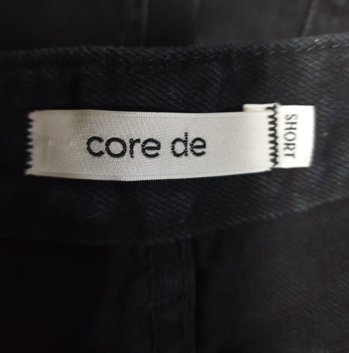 (숏버전) CORE DE 사이드 더블포켓 워시드 카펜터 데님팬츠 흑청 L 상품이미지8