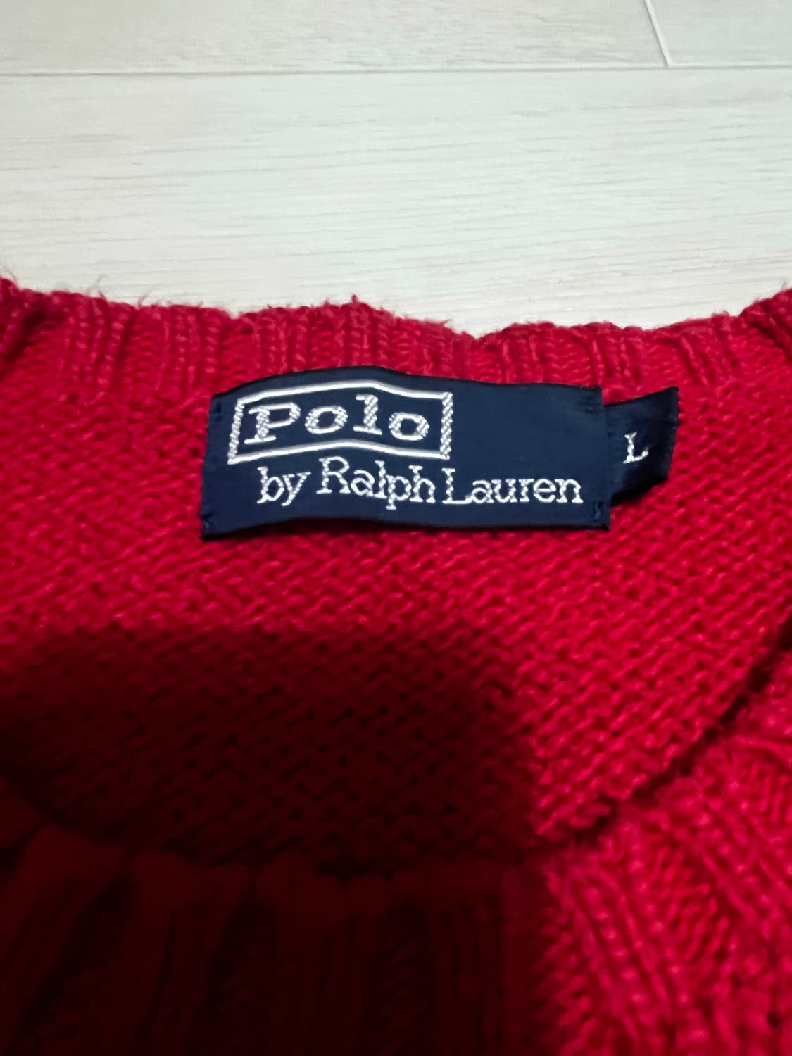 폴로 니트 L 상품이미지3