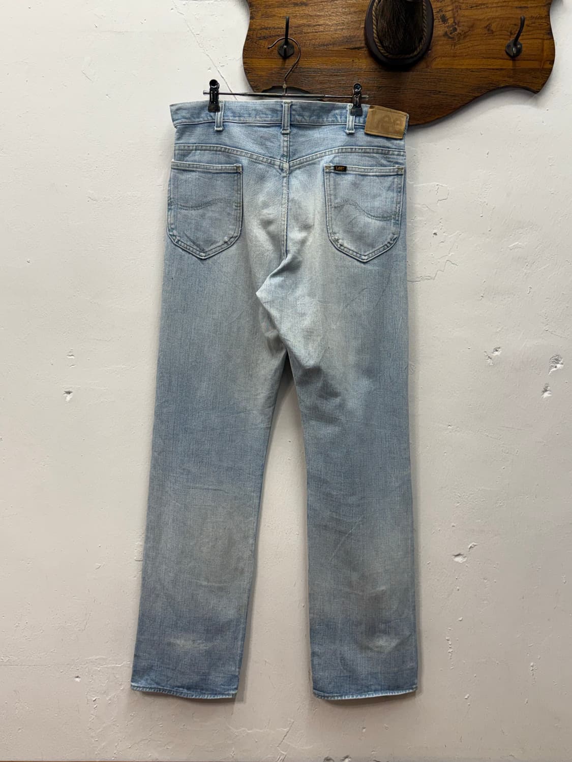 80s USA Lee Riders 200 Straight Denim Pa 상품이미지2