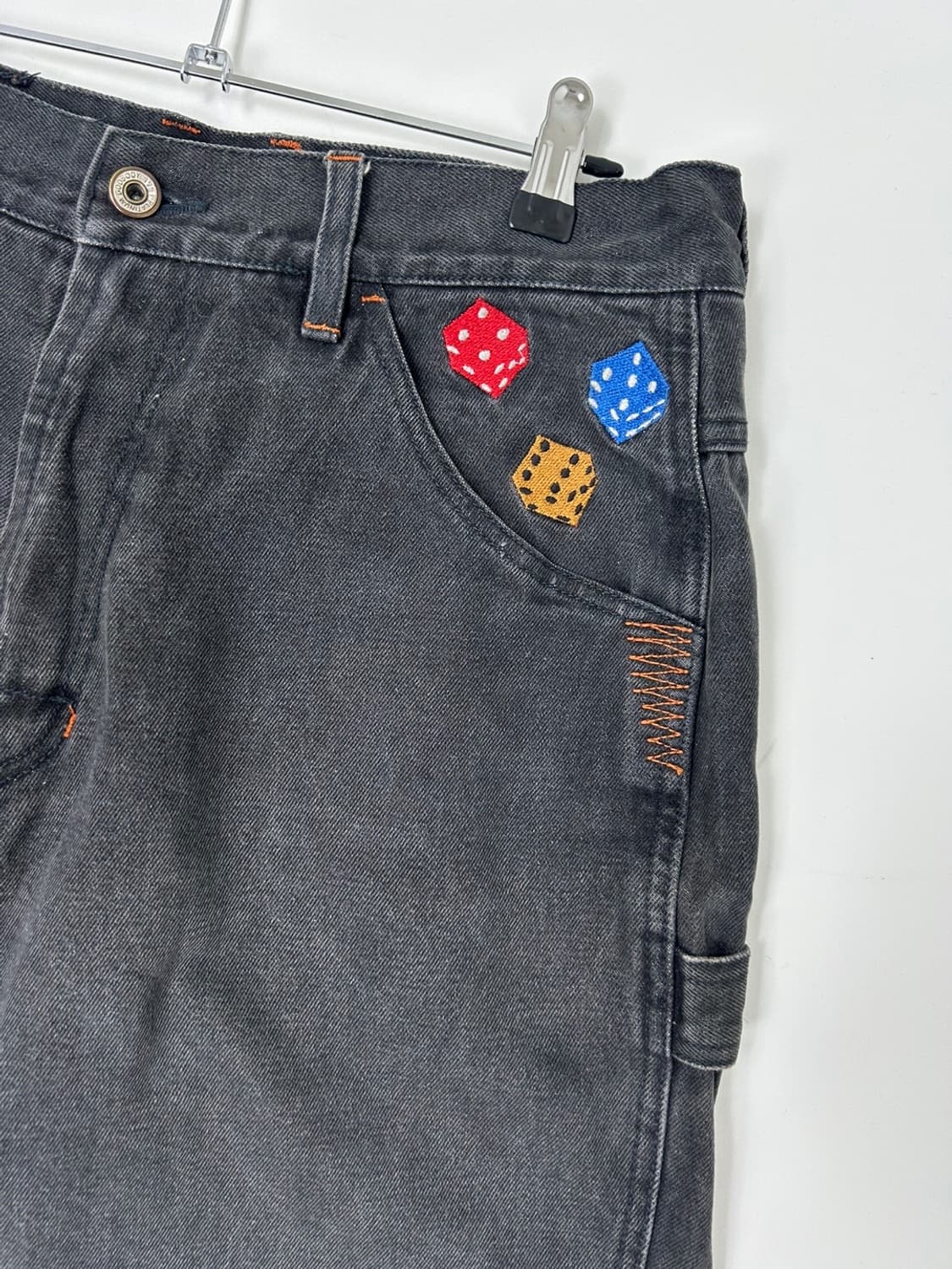 90s Godbody 올드스쿨 피어싱 맨 카펜터 반바지 상품이미지6