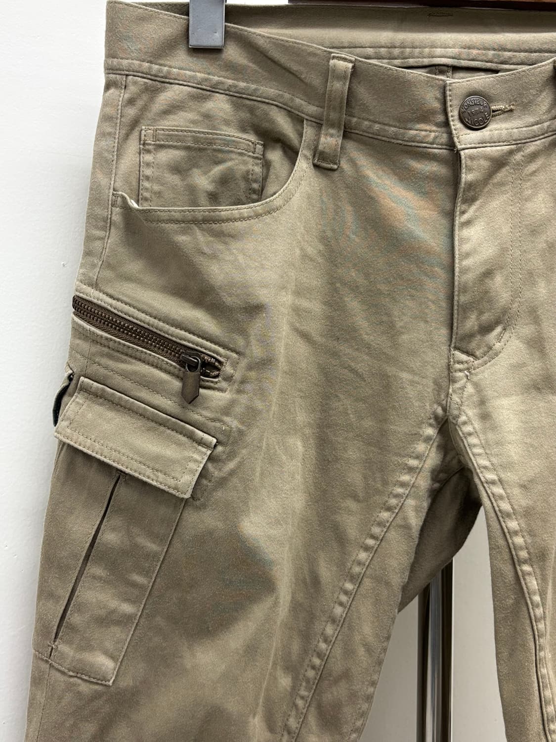 빈티지 NICOLE 유틸리티 베이지 카고 팬츠 상품이미지4