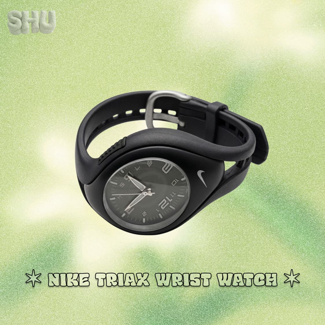 나이키 NIKE 트라이엑스 남녀공용 우레탄 손목시계 블랙 상품이미지5