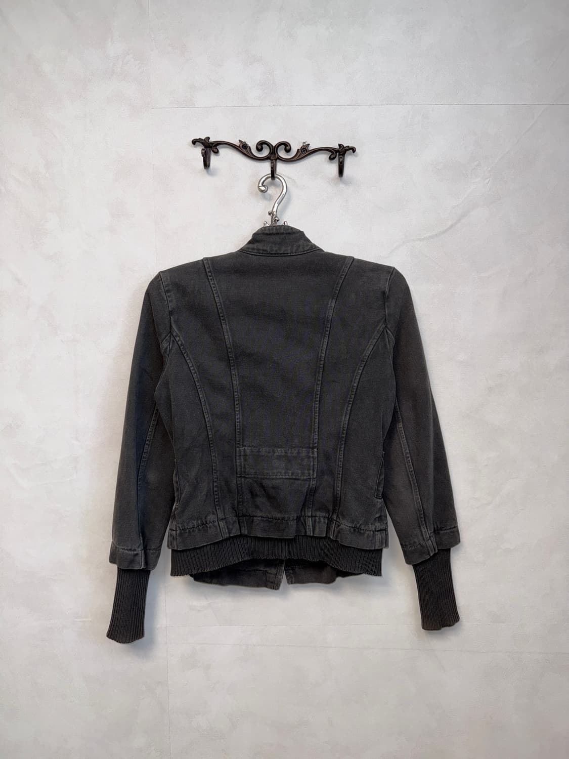 Max&Co gray denim buckled warmer jacket  상품이미지3
