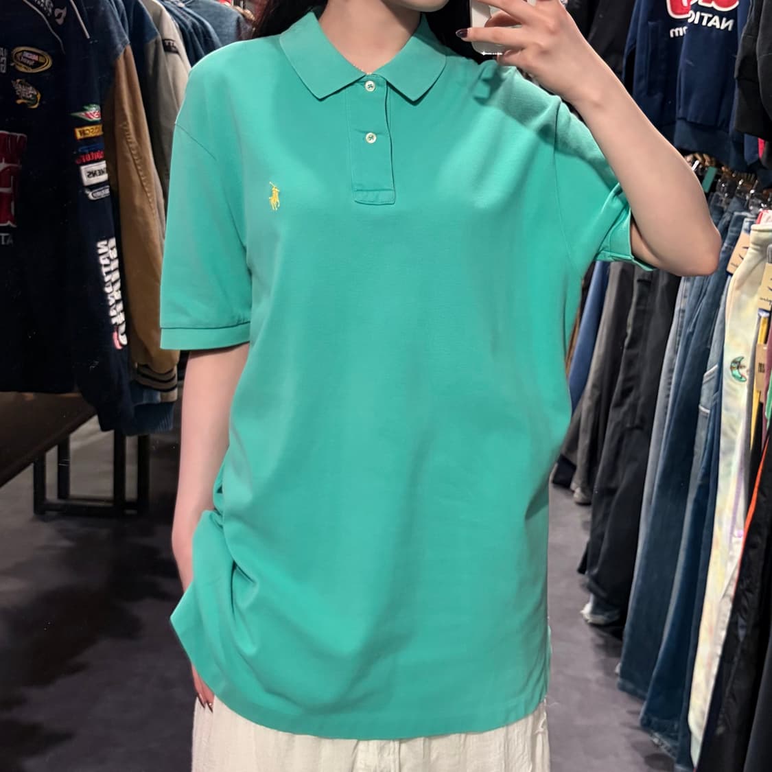[IM] 폴로랄프로렌 반팔 피케 셔츠 민트 상품이미지5