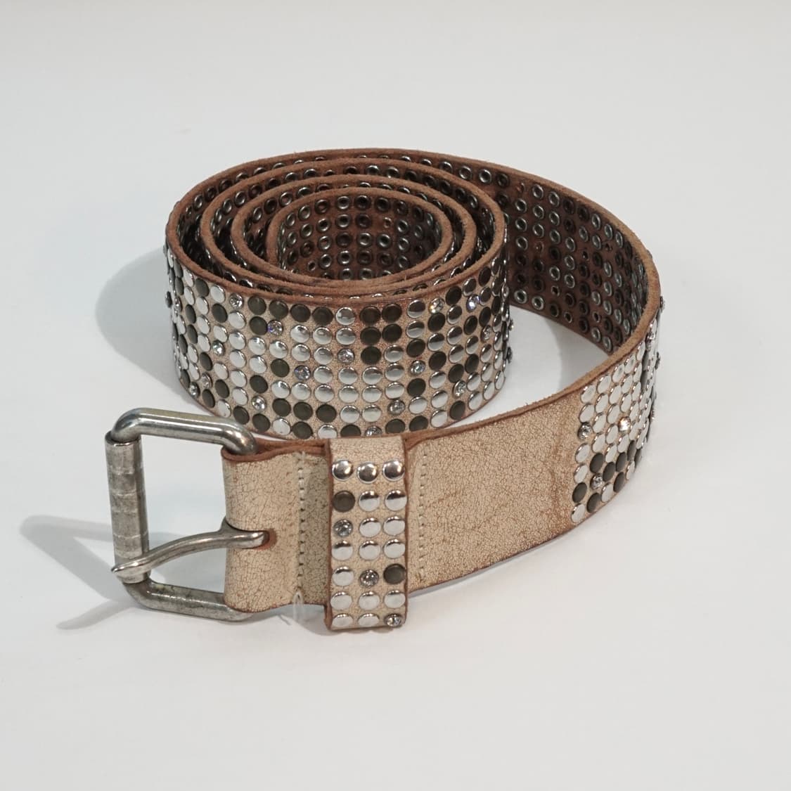 HTC 미국 핸드메이드 스터드 벨트 상품이미지3