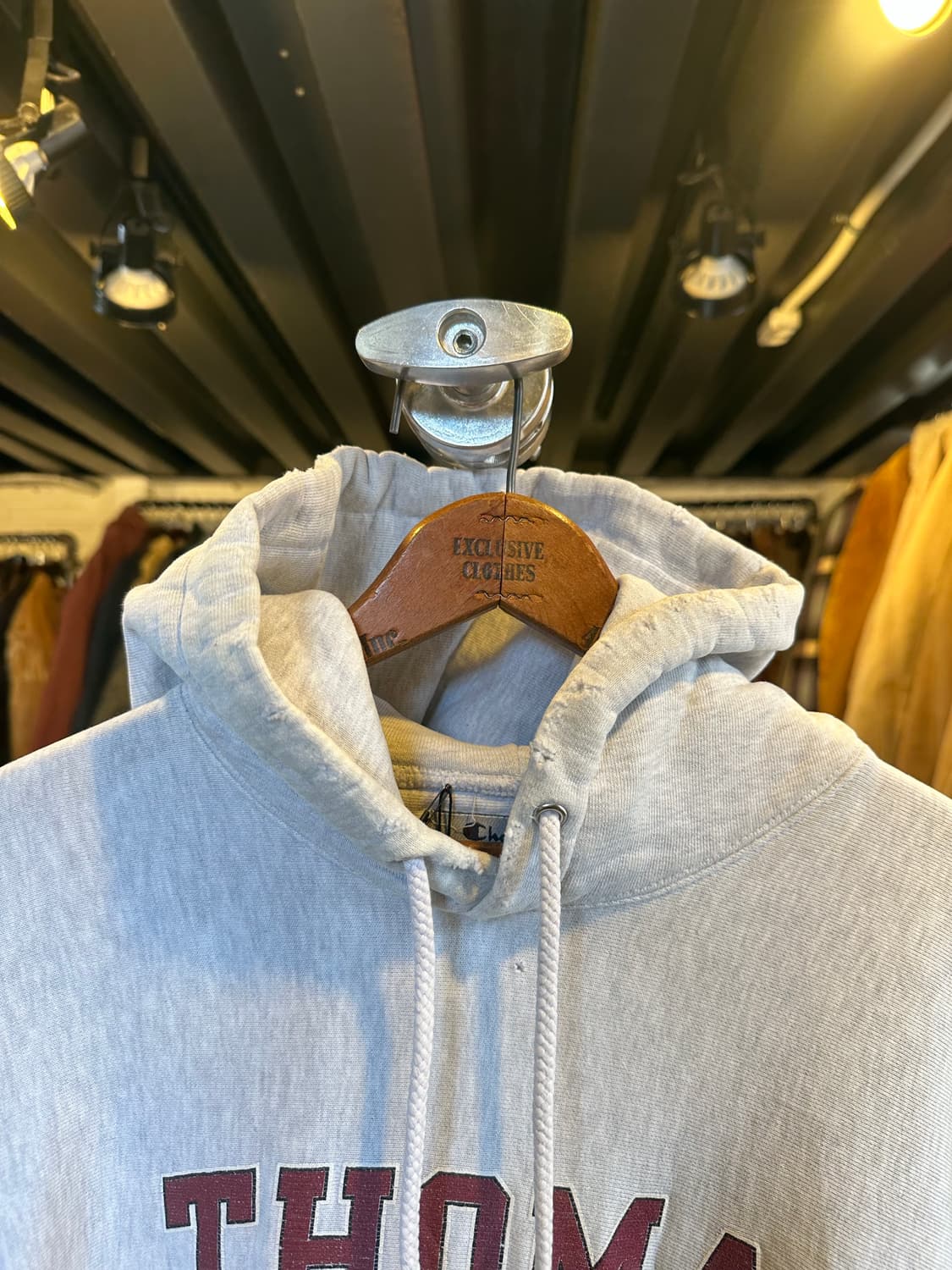 챔피온 리버스위브 데미지 스웻 후드 상품이미지3