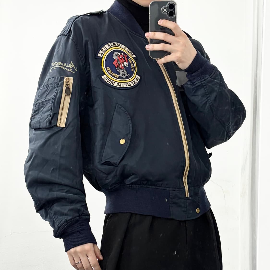 테드 컴퍼니 에어맨 MA-1 플라이트 자켓 상품이미지2