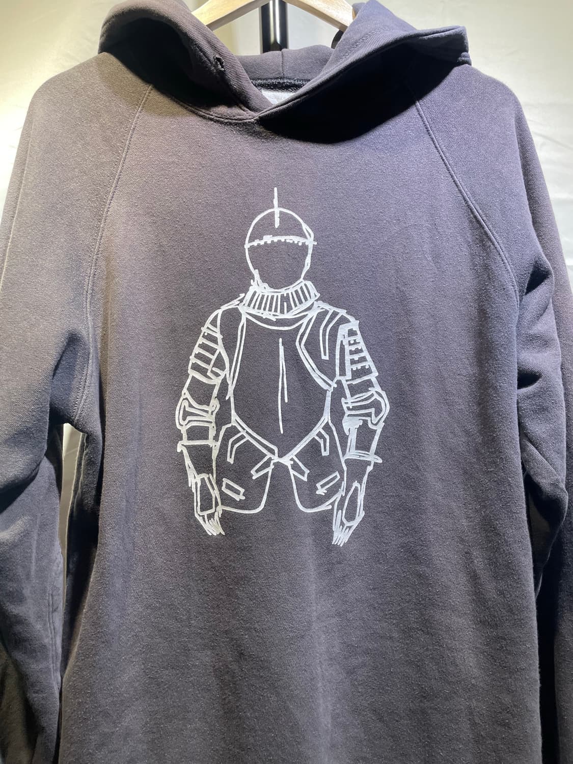 넘버나인 01SS 기사 후드티 (3) 상품이미지6